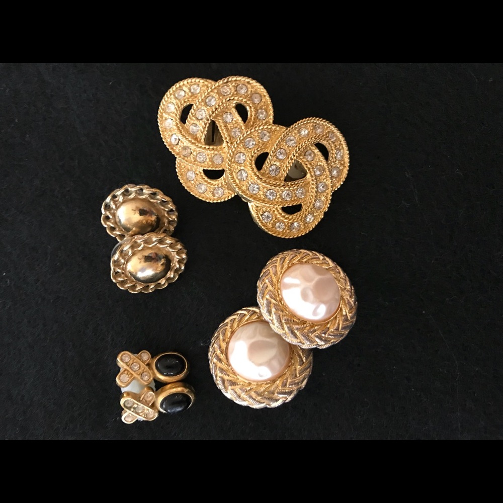 Vintage Earring 4 pairs